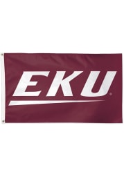Eastern Kentucky Colonels 3x5 Red Silk Screen Grommet Flag