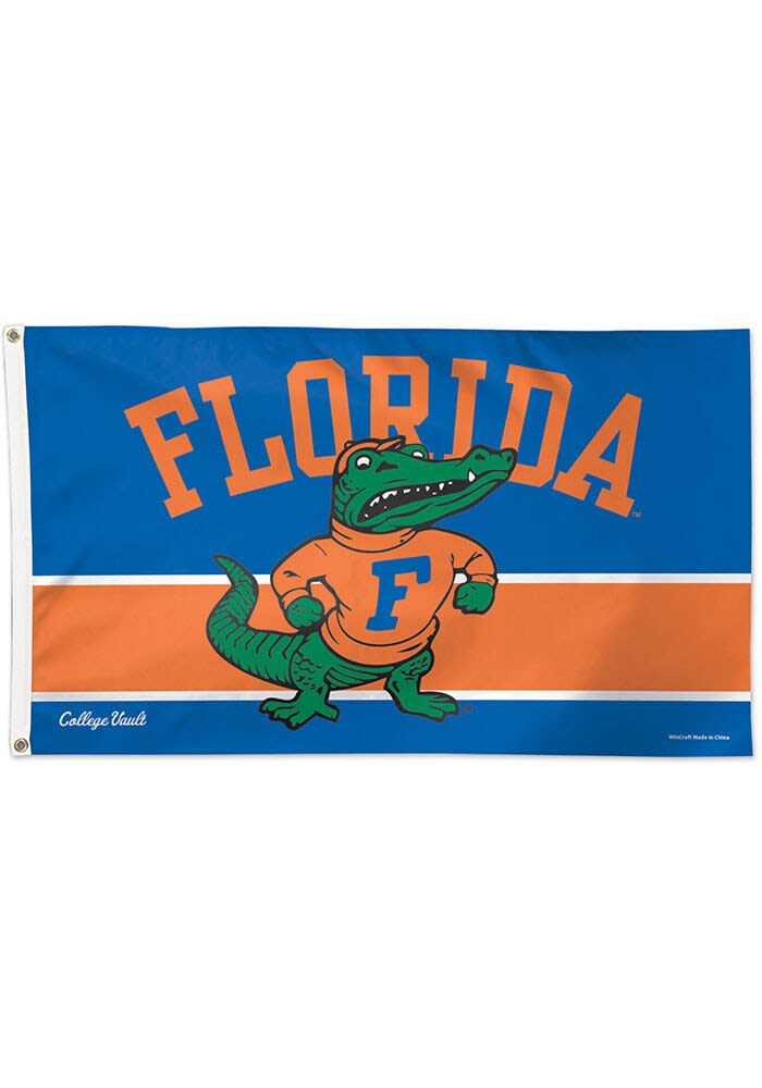 Florida Gators 3x5 Gator ORANGE Silk Screen Grommet Flag