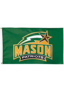 George Mason University 3x5 Green Silk Screen Grommet Flag