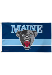 Maine Black Bears 3x5 Blue Silk Screen Grommet Flag