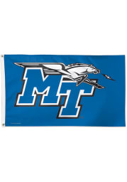 Middle Tennessee Blue Raiders 3x5 Blue Silk Screen Grommet Flag