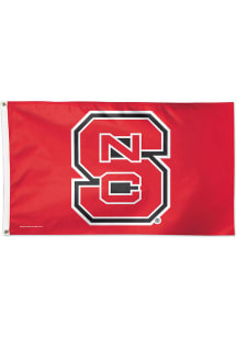 NC State Wolfpack 3x5 Red Silk Screen Grommet Flag