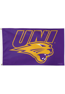 Northern Iowa Panthers 3x5 Purple Silk Screen Grommet Flag