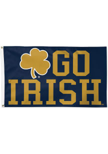 Notre Dame Fighting Irish 3x5 Blue Silk Screen Grommet Flag