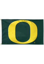 Oregon Ducks 3x5 Green Silk Screen Grommet Flag