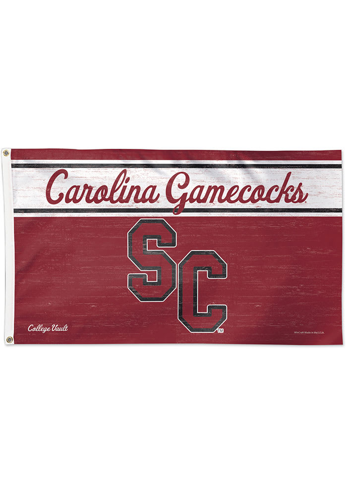 South Carolina Gamecocks 3x5 Red Silk Screen Grommet Flag