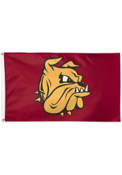 UMD Bulldogs 3x5 Red Silk Screen Grommet Flag