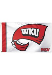 Western Kentucky Hilltoppers 3x5 Red Silk Screen Grommet Flag