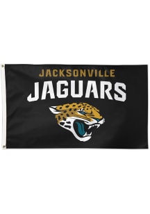 Jacksonville Jaguars 3x5 Blue Silk Screen Grommet Flag