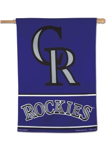 Colorado Rockies Logo 28x40 Banner