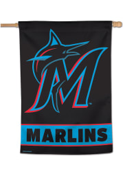 Miami Marlins Logo 28x40 Banner