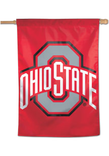 Red Ohio State Buckeyes Logo 28x40 Banner