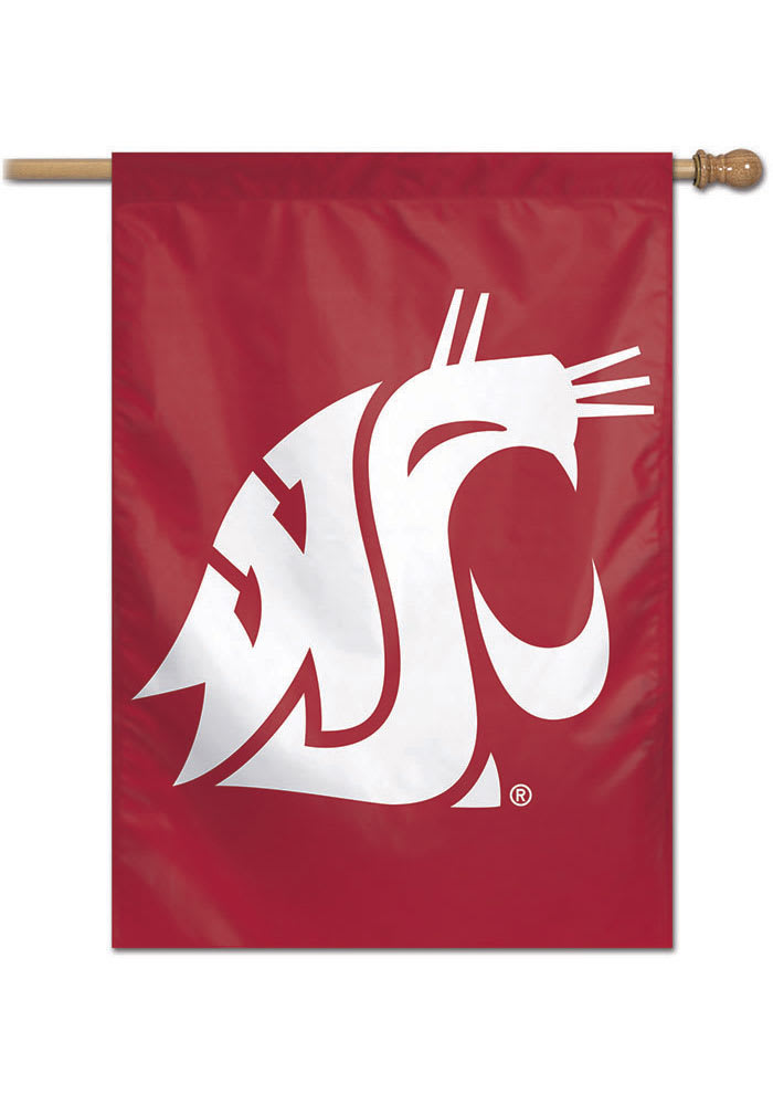 Washington State Cougars Logo 28x40 Banner