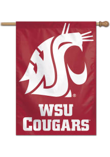 Washington State Cougars Logo 28x40 Banner