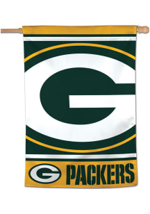 Green Bay Packers Mega Logo 28x40 Banner