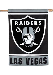 Las Vegas Raiders Mega Logo 28x40 Banner