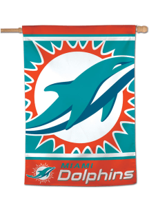 Miami Dolphins Mega Logo 28x40 Banner