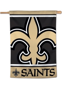 New Orleans Saints Mega Logo 28x40 Banner
