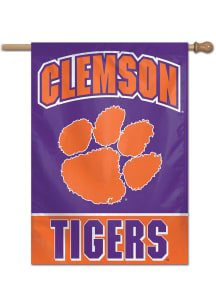 Clemson Tigers Typeset 28x40 Banner