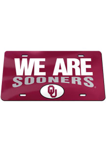 Oklahoma Sooners We Are Sooners Car Accessory License Plate