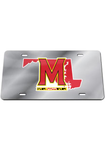 Maryland Terrapins Silver  State License Plate
