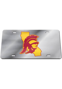 USC Trojans Silver  State License Plate