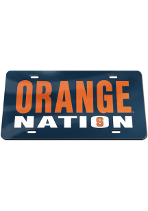 Syracuse Orange Orange Nation Car Accessory License Plate