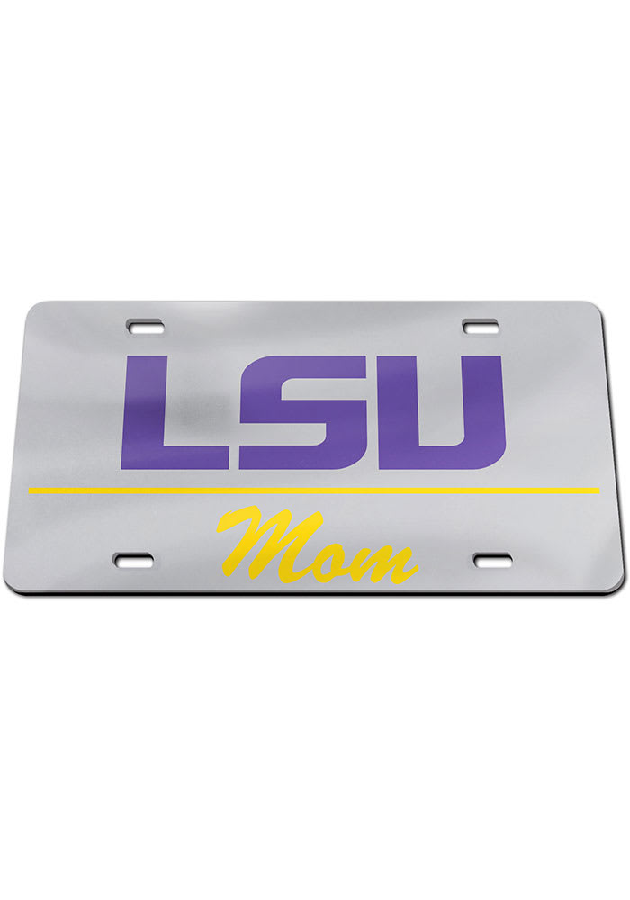 LSU Tigers Mom Car Accessory License Plate