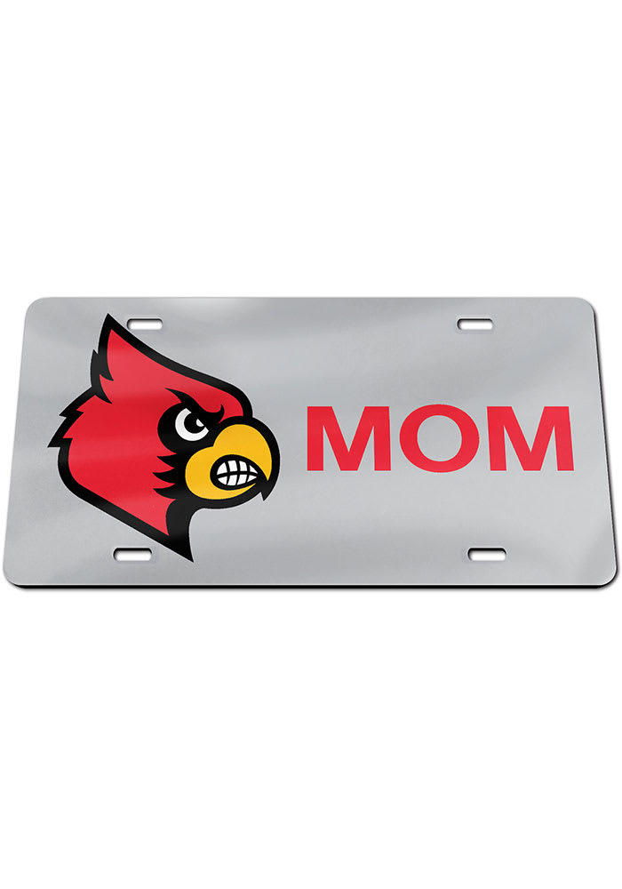 Louisville Cardinals Mom Car Accessory License Plate