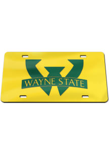 Wayne State Warriors Logo Car Accessory License Plate