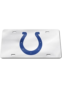 Indianapolis Colts Team Logo Silver Car Accessory License Plate