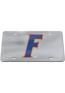 Florida Gators Silver Logo Car Accessory License Plate