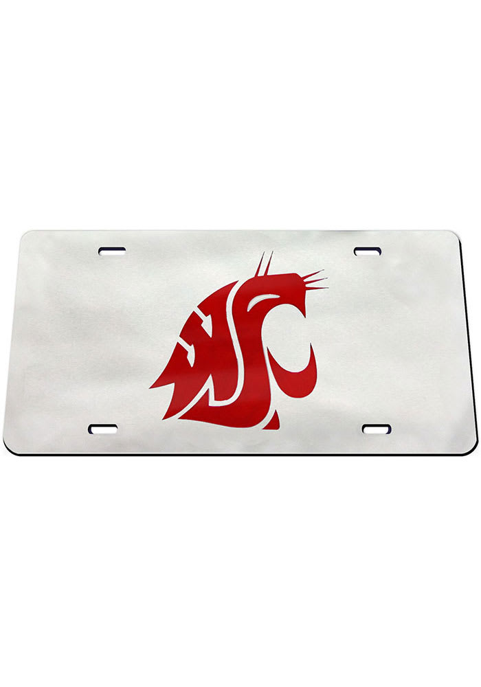 Washington State Cougars Logo Car Accessory License Plate