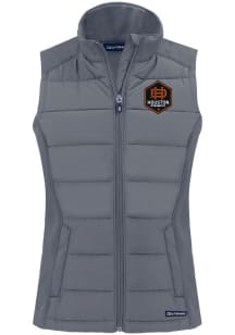 Cutter and Buck Houston Dynamo Womens Graphite Evoke Vest