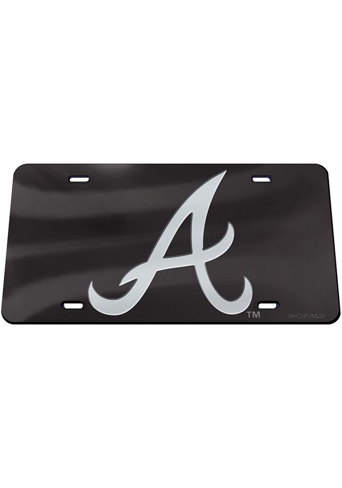 Go Braves Novelty Metal License Plate Tag