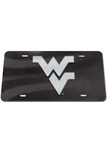 West Virginia Mountaineers Black Logo Design Car Accessory License Plate