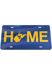 West Virginia Mountaineers Blue Home Car Accessory License Plate