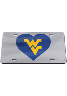 West Virginia Mountaineers Heart Car Accessory License Plate