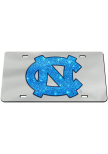 North Carolina Tar Heels Glitter Car Accessory License Plate