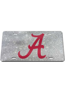 Alabama Crimson Tide Glitter Car Accessory License Plate