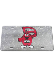 Western Kentucky Hilltoppers Glitter Car Accessory License Plate