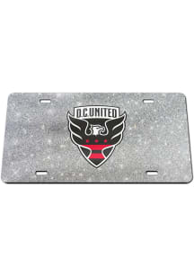 DC United Glitter Car Accessory License Plate