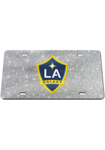 LA Galaxy Glitter Car Accessory License Plate