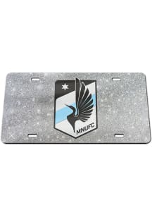 Minnesota United FC Glitter Car Accessory License Plate