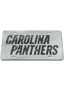 Carolina Panthers Glitter Car Accessory License Plate