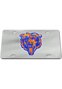 Chicago Bears Glitter Logo Car Accessory License Plate