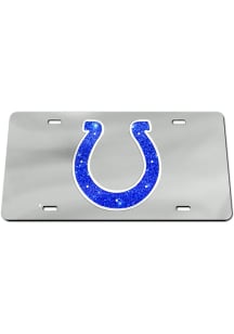Indianapolis Colts Glitter Car Accessory License Plate