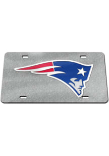 New England Patriots Glitter Car Accessory License Plate