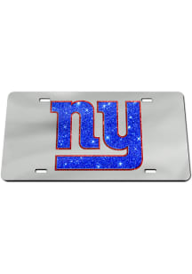New York Giants Glitter Car Accessory License Plate