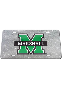 Marshall Thundering Herd Glitter Car Accessory License Plate